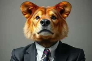 animal na entrevista de emprego