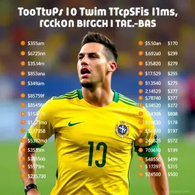 jogadores mais bem pagos da Seleção Brasileira