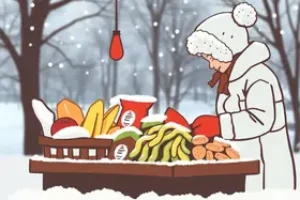 o que vender no frio para comer